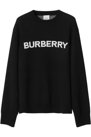 Burberry Intarsia-knit logo jumper