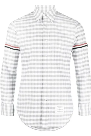 Thom Browne RWB gingham Oxford shirt
