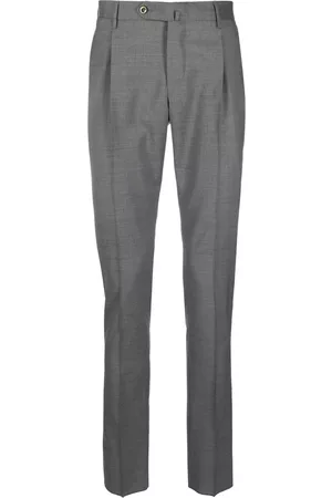 PT Torino Mid-rise tailored trousers