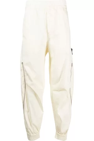 Stone Island Straight-leg cotton track pants