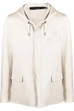 IRO Men Jackets - Metabo hooded linen-blend jacket