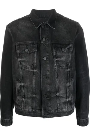 IRO Men Denim Jackets - Arlo embossed-logo denim jacket