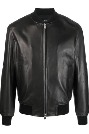 IRO Men Leather Jackets - Odan perforated leather jacket