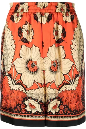 VALENTINO GARAVANI Floral-print track shorts