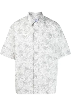A.P.C. Paisley-print short-sleeve shirt