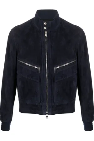 IRO Men Leather Jackets - Blose suede leather jacket