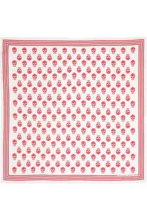 Alexander McQueen Biker Skull silk scarf