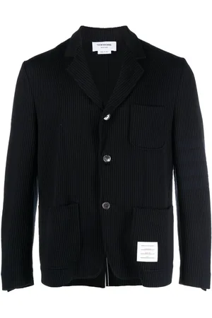 Thom Browne 4-Bar seersucker blazer