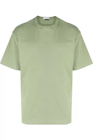 Stone Island Embroidered-logo T-shirt