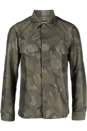 Tom Ford Camouflage-print shirt jacket