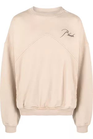 Rhude Logo-print slouchy sweatshirt