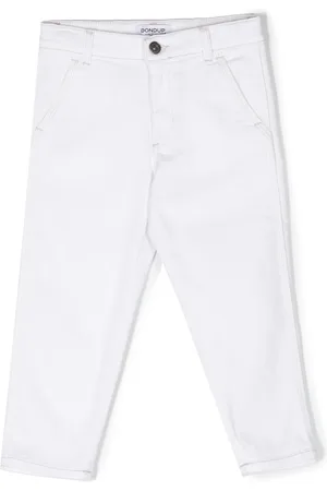 Dondup Logo-detail denim trousers