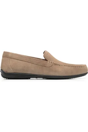Geox Men Loafers - Almond-toe suede loafers