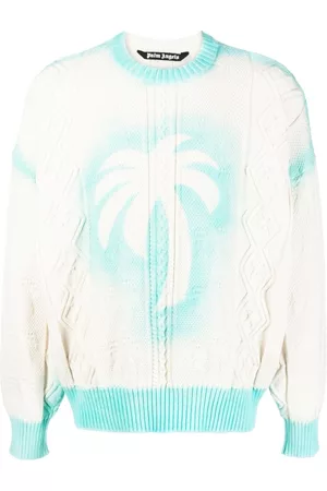 Palm Angels Logo-print knitted sweatshirt