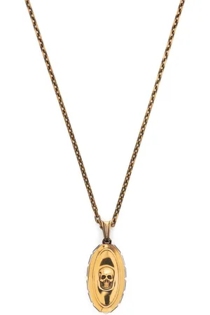 Alexander McQueen Skull-pendant long necklace