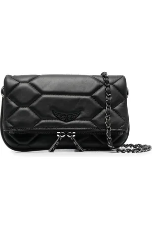 Rock leather crossbody bag Zadig & Voltaire Black in Leather - 41715250