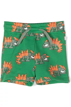 Stella McCartney Dinosaur-motif cotton short