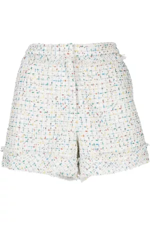 SHIATZY CHEN Tweed mini shorts