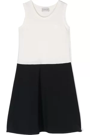 Moncler Contrasting-detail cotton dress