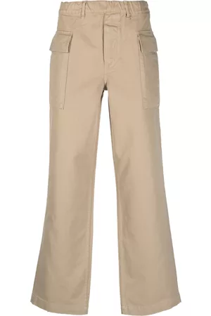 Sunflower Straight-leg cropped trousers
