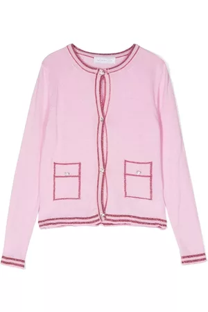 MONNALISA Crystal-embellished cardigan
