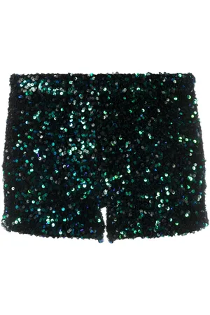 Styland Sequin-embellished mini shorts