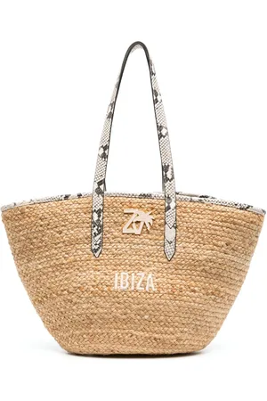 Zadig & Voltaire Ibiza logo-patch beach bag