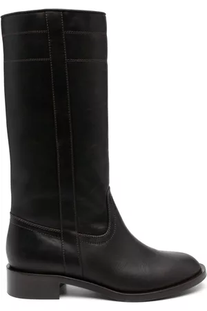 Scarosso Mid-calf leather boots
