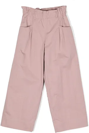Brunello Cucinelli Paperbag-waist stretch-cotton trousers