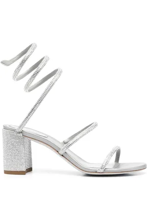RENE CAOVILLA 70mm crystal-embellished strappy sandals