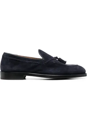 Doucal's Tassel-detail suede loafers