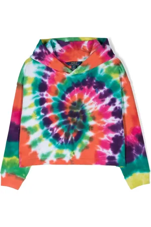 Ralph Lauren Tie-dye-print long sleeves hoodie