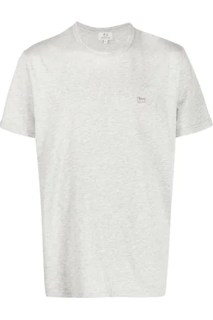 Woolrich Men Short Sleeve - Logo-ambroidered short-sleeve T-shirt