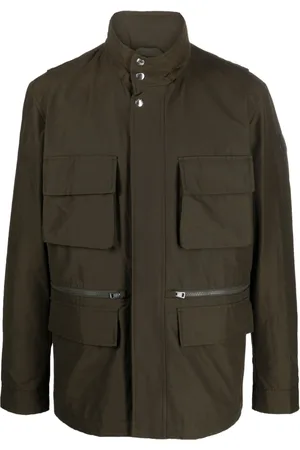 Woolrich Men Bomber Jackets - High-neck bomber jacket