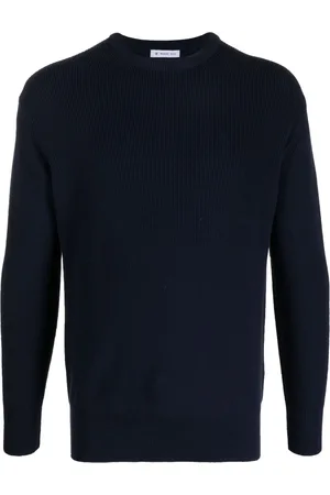 Manuel Ritz Logo-embroidered organic-cotton jumper