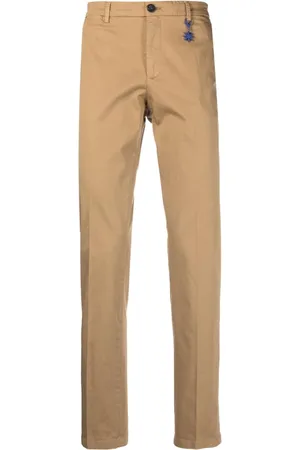 Manuel Ritz Men Pants - Straight-leg cotton trousers