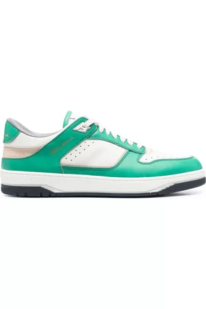 santoni Logo-print low-top sneakers