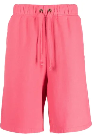 Champion Men Sports Shorts - Logo-patch drawstring track shorts