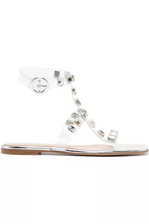 Gianvito Rossi Crystal-embellished sandals