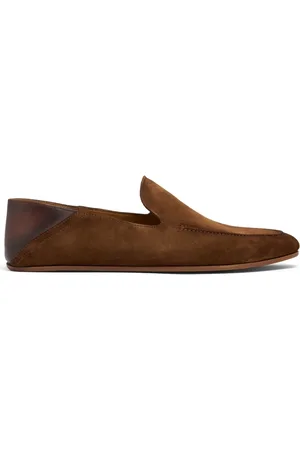 Magnanni Men Slippers - Almond-toe suede slippers