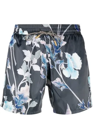 Etro Floral-print swim shorts