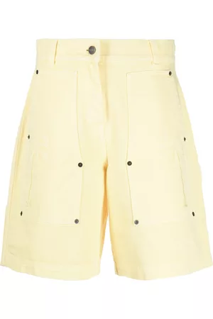 Palm Angels Embroidered palm tree shorts