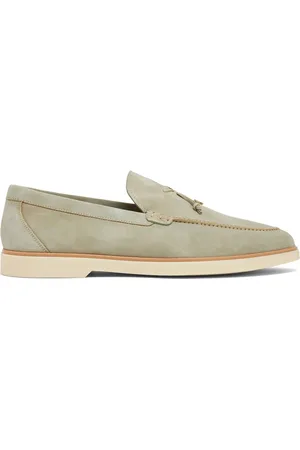 Magnanni Men Loafers - Almond-toe suede loafers
