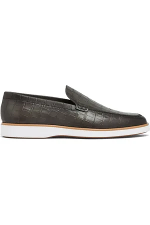 Magnanni Men Loafers - Crocodile-effect leather loafers