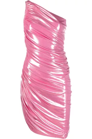Norma Kamali One-shoulder metallic dress