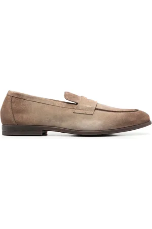 Doucal's Men Loafers - Ombré-effect suede penny loafers