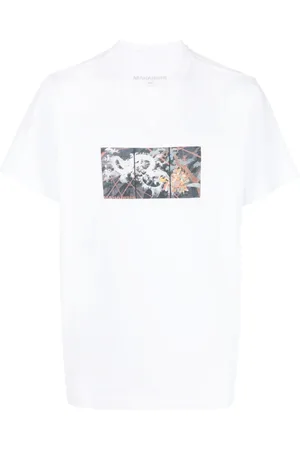 Maharishi Men Short Sleeve - Graphic-print organic cotton T-shirt