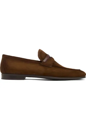 Magnanni Men Loafers - Penny-slot suede loafers