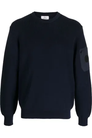Woolrich Men Sweatshirts - Logo-patch cotton sweatshirt