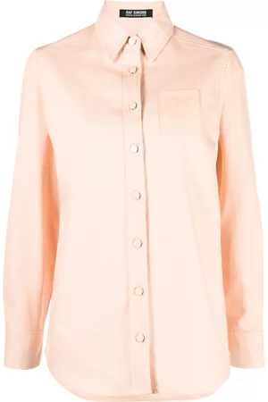 RAF SIMONS Logo-patch long-sleeve shirt